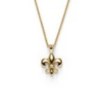 lilien-anhaenger-gold